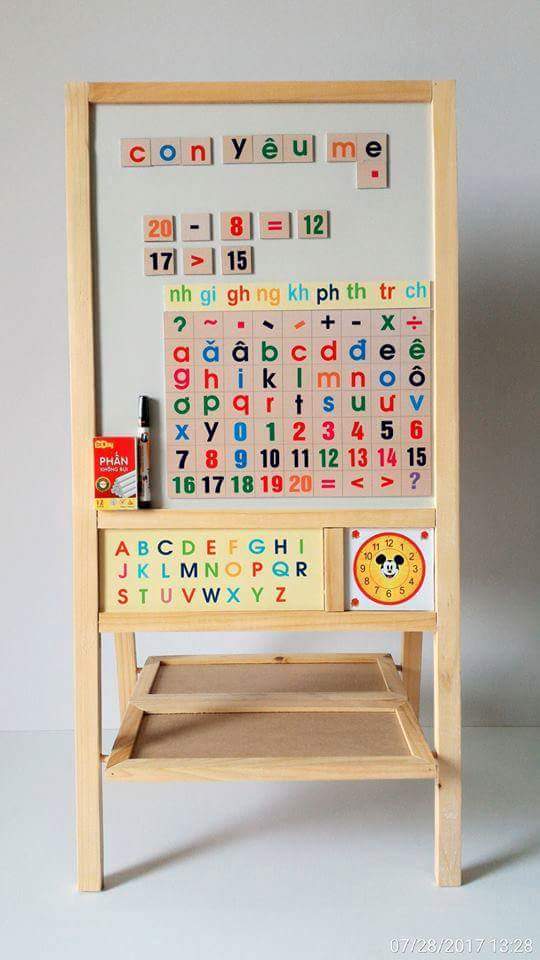 Bảng học thông minh 2 mặt