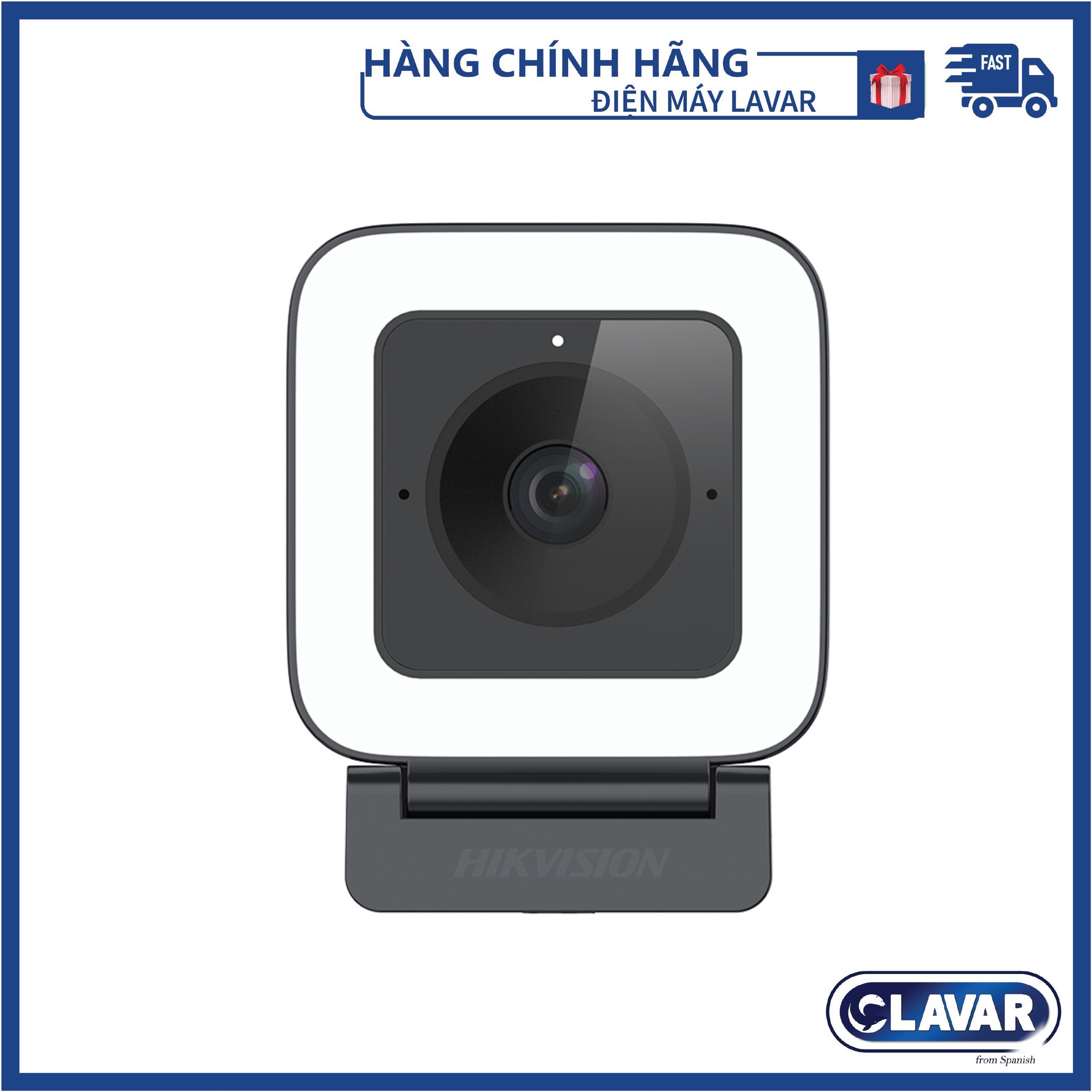 Livestream Camera HIKVISION DS-UL8 Cho Màu Sắc Chân Thực Khi Livestream, Lấy Nét Tự Động, Hỗ Trợ Đèn Với 5 Cấp Độ, Micro Tích Hợp Thông Minh Giảm Tiếng Ồn- Hàng Chính Hãng