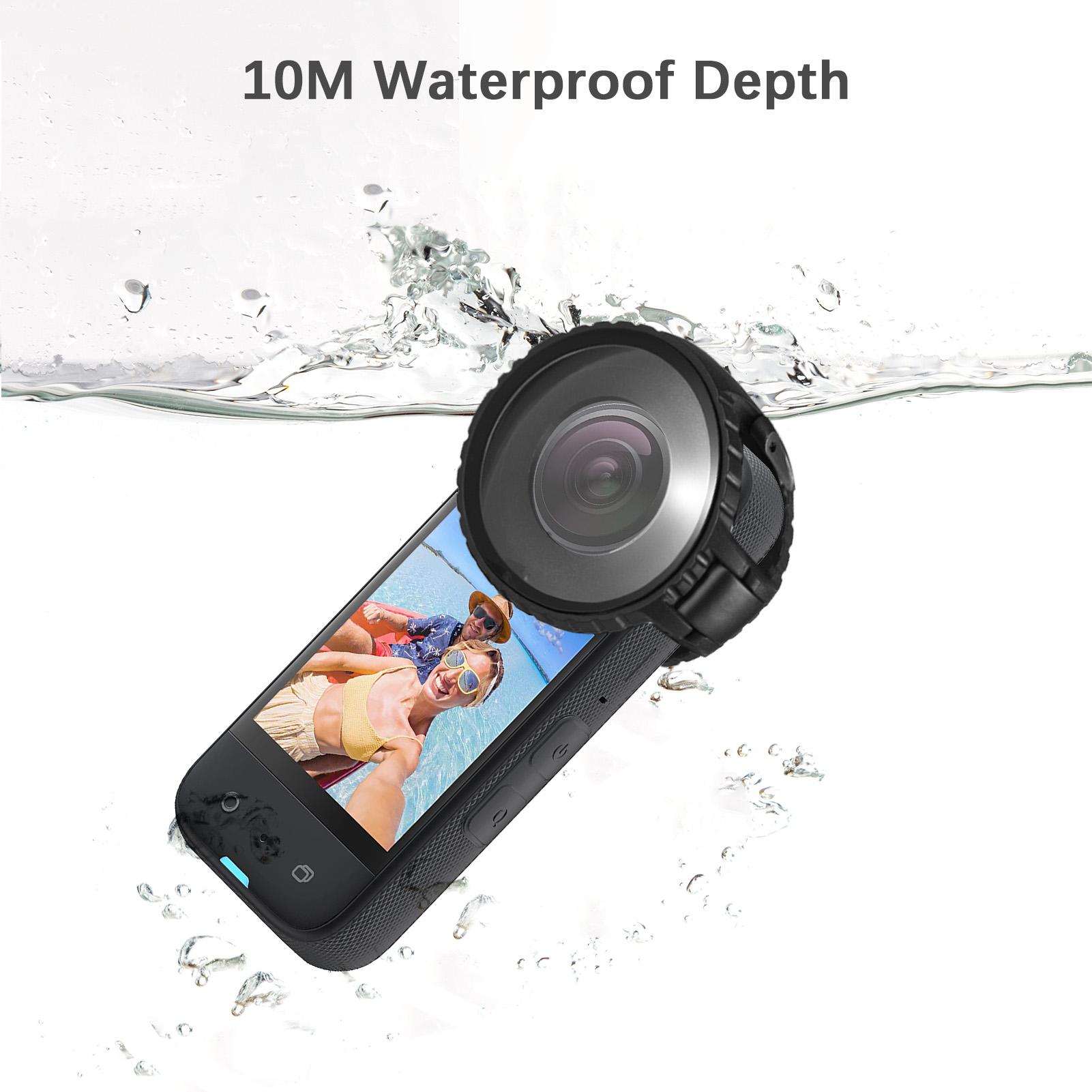 Premium Lens Guards Lens Protective Cover 10M/32.8ft Waterproof Depth Compatible with Insta360 ONE X2 Camera
