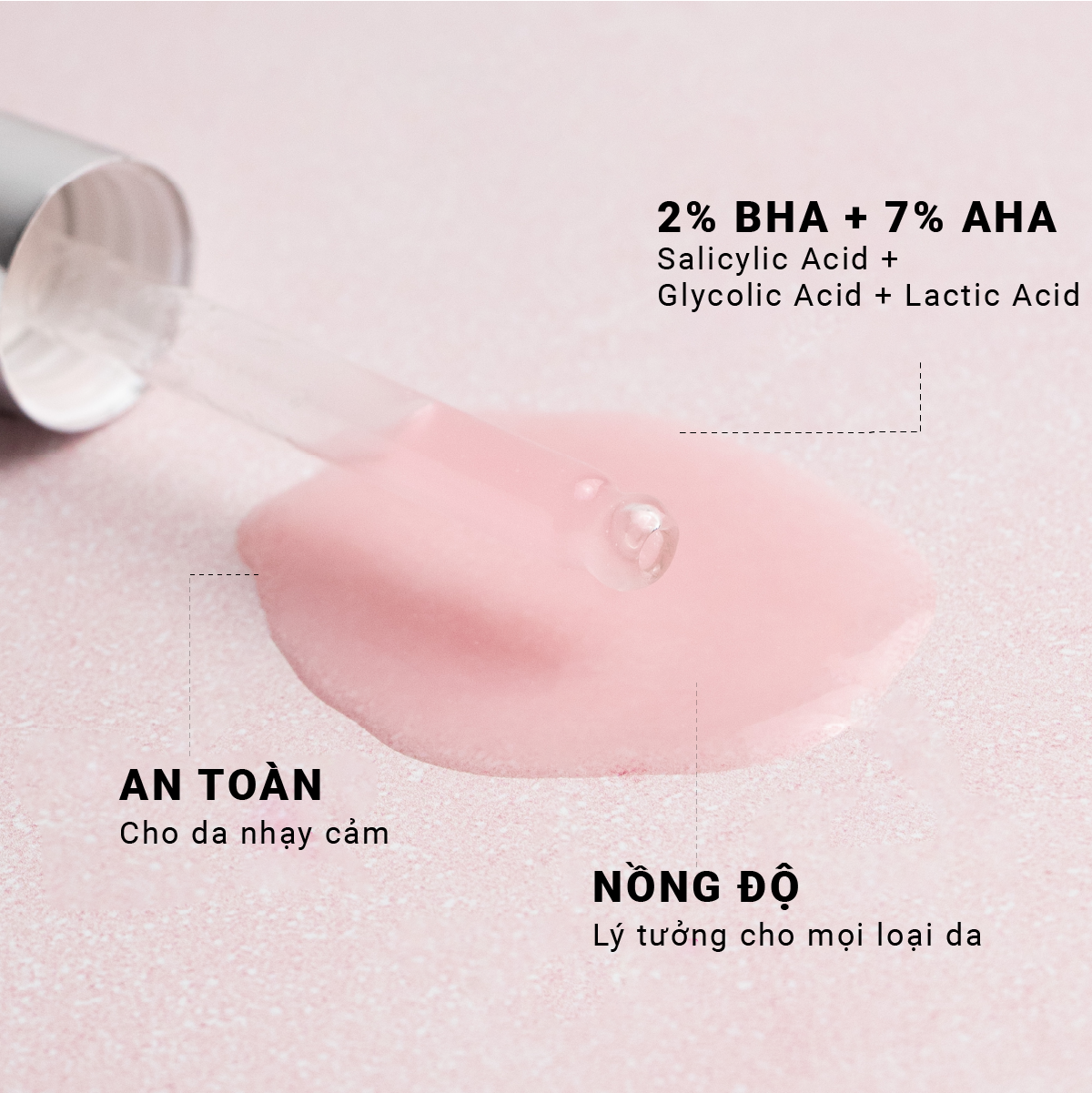 Tinh chất Peel da AHA + BHA giúp tái tạo, mờ thâm, mịn màng da Bye Bye Blemish Skin Resurfacing Peel Serum 30ml