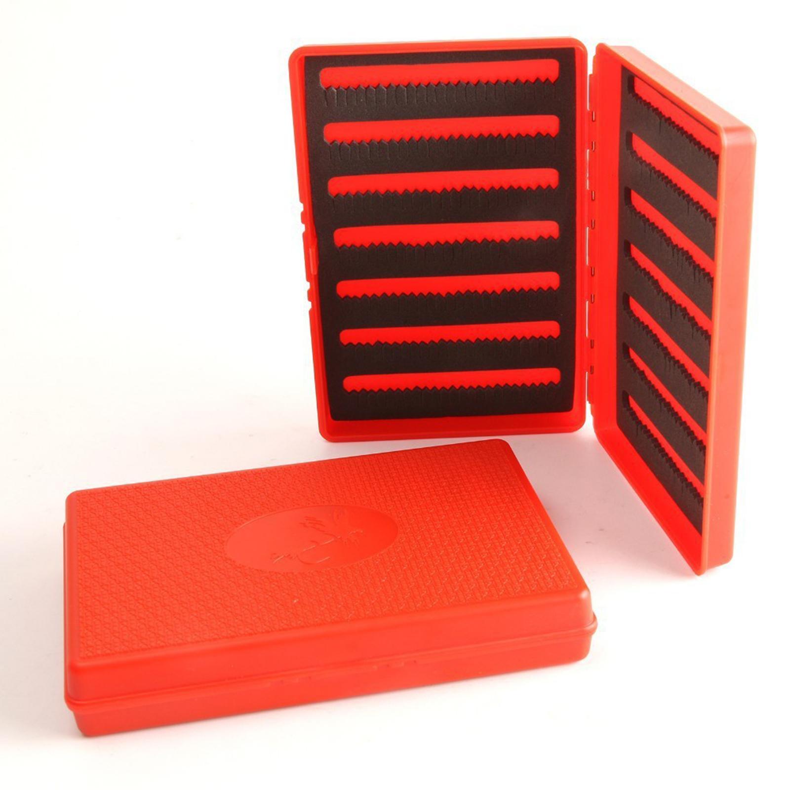 Double Sided Fly Fishing Box Portable Hooks Storage Case