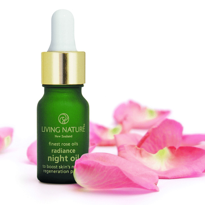 Tinh Chất Trắng da, Mờ Nám Cấp Tốc Ban Đêm Living Nature Radiance Night Oi 10ml - Sản xuất tại New Zealand