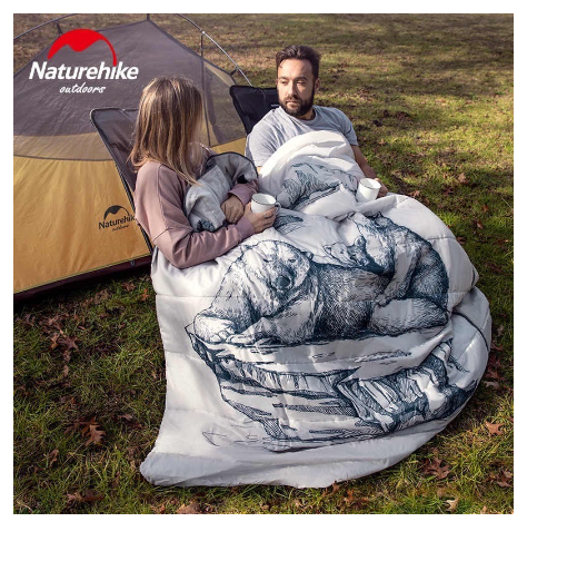 Túi ngủ cotton đôi kèm gối NatureHike NH21MSD06