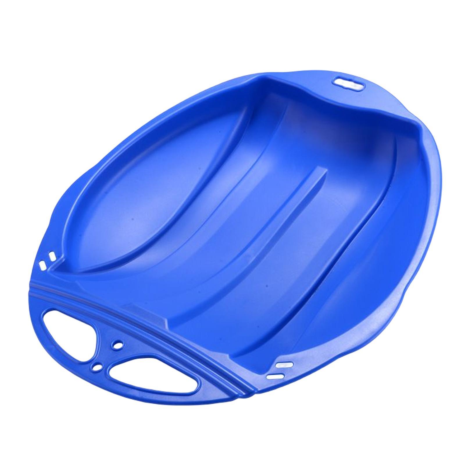 Portable Kids Snow Sled Sledge Toboggan Downhill Skiing Board Outdoor Luge Sleigh for Boys Gift