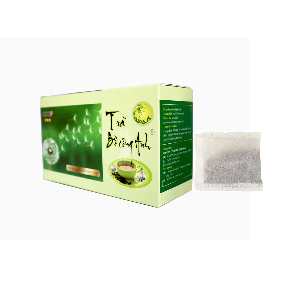 Combo Trà Bồ Công Anh - Ngừa ung thư, giải độc cơ thể, hạ Cholesterol P&K - Sản phẩm OCOP