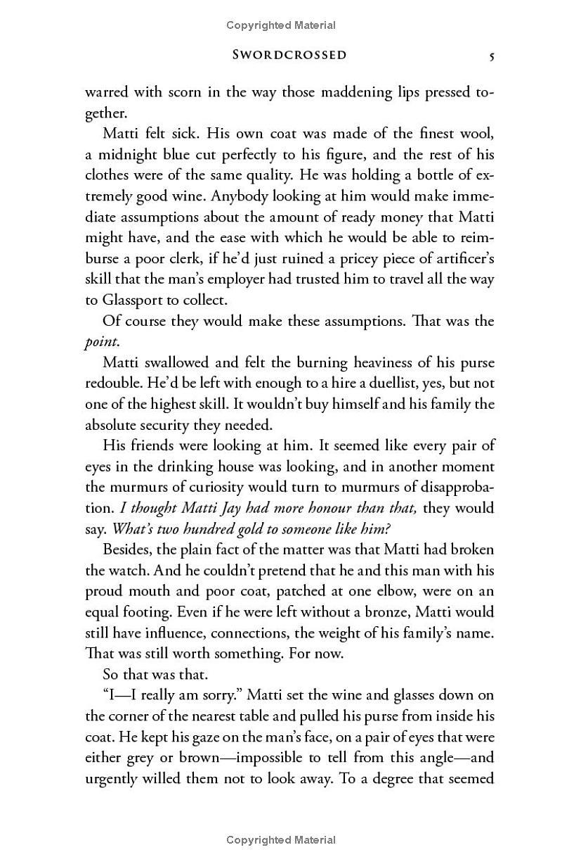 Sách ngoại văn: Swordcrossed