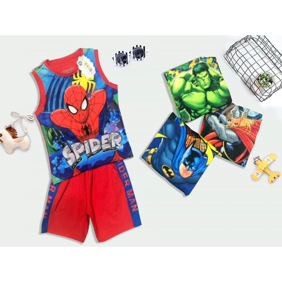 Bộ quần áo siêu nhân sát nách