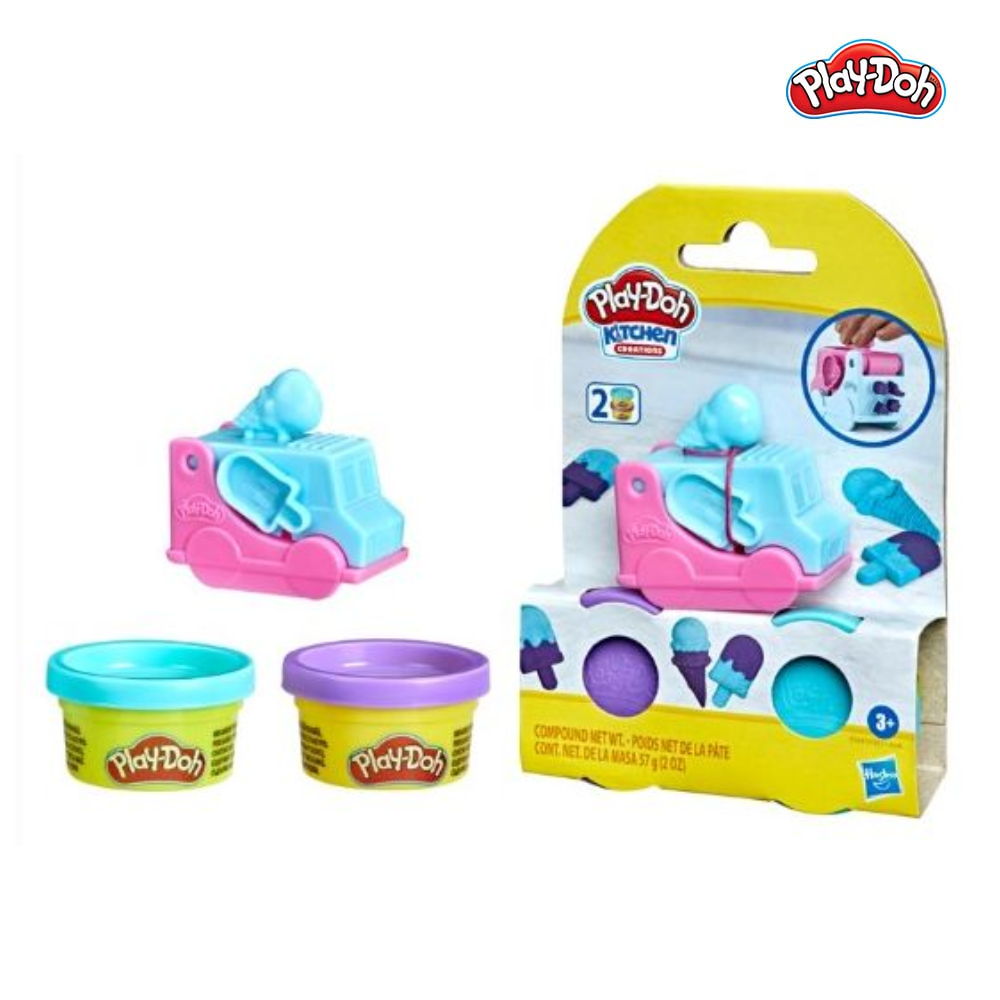 Bộ đồ chơi đất nặn xe kem mini Play-Doh