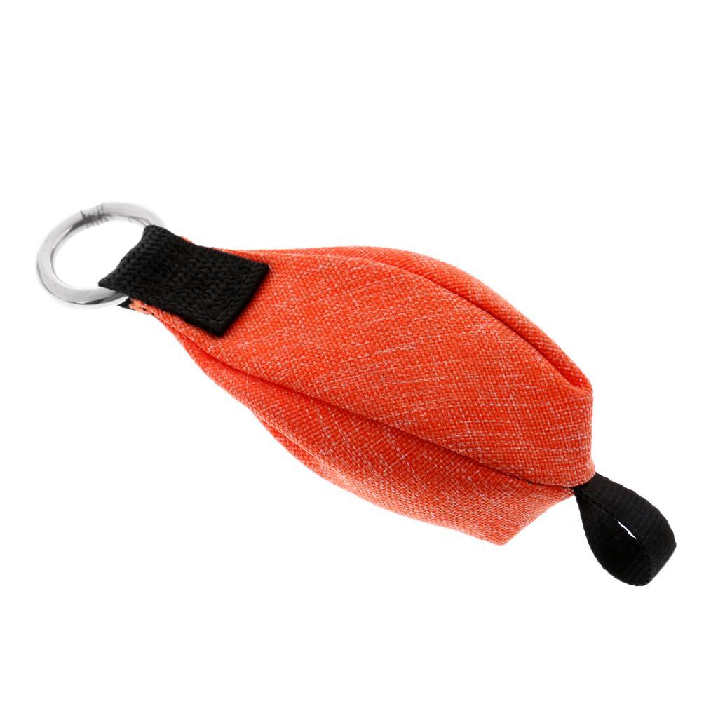 2 Pieces 250g Climbing Throw Weight Bag Tree Arborist Rigging Gear Orange Blue
