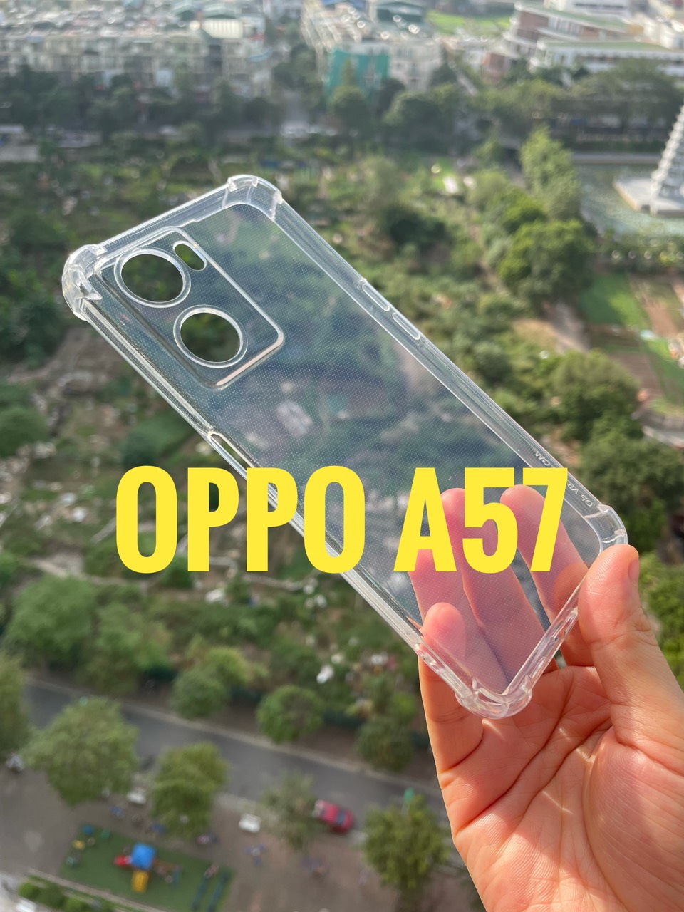 Ốp Lưng cho Oppo A57 4G 2022, A77, A77s Dẻo Trong Suốt Chống Sốc Có Gù Bảo Vệ 4 Gốc