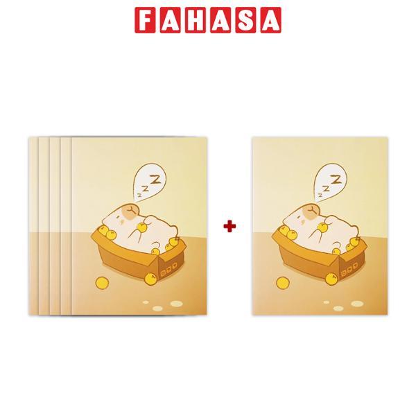 [MUA 5 TẶNG 1] Tập Học Sinh Capybara - 4 Ô Ly - 200 Trang 70gsm - The Sun - Mẫu 4