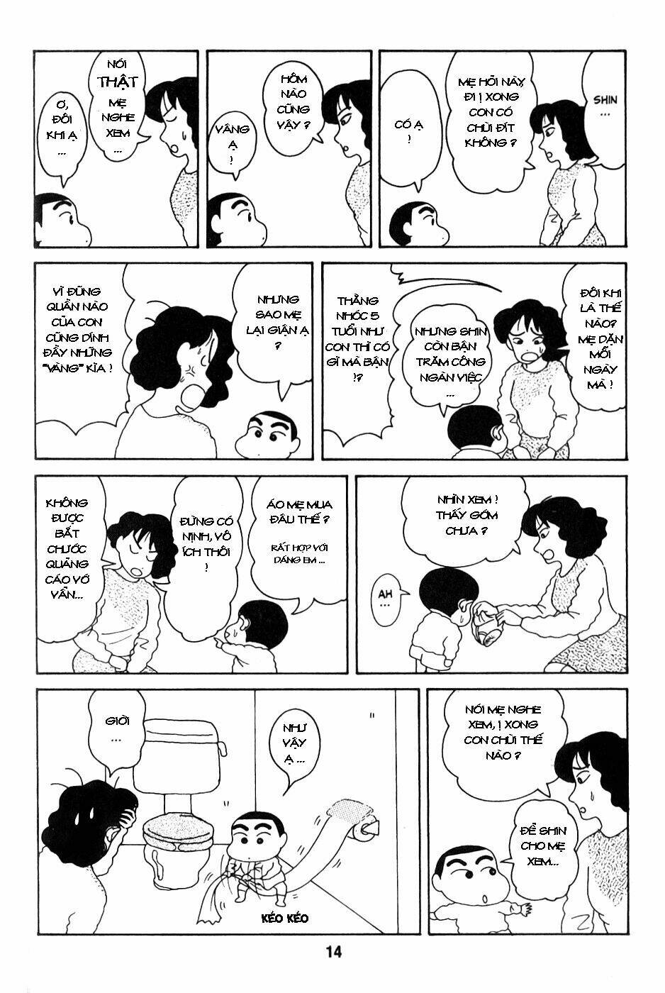 crayon shin-chan cậu bé bút chì chapter 2 15