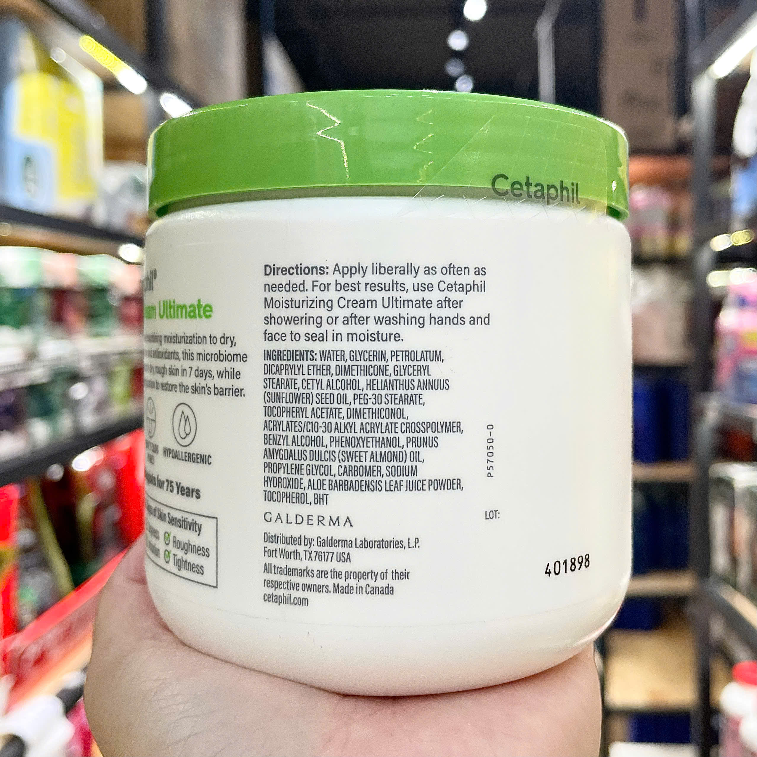 Kem dưỡng ẩm dưỡng da toàn thân Cetaphil Moisturizing Cream 566g - Nhập Khẩu Mỹ
