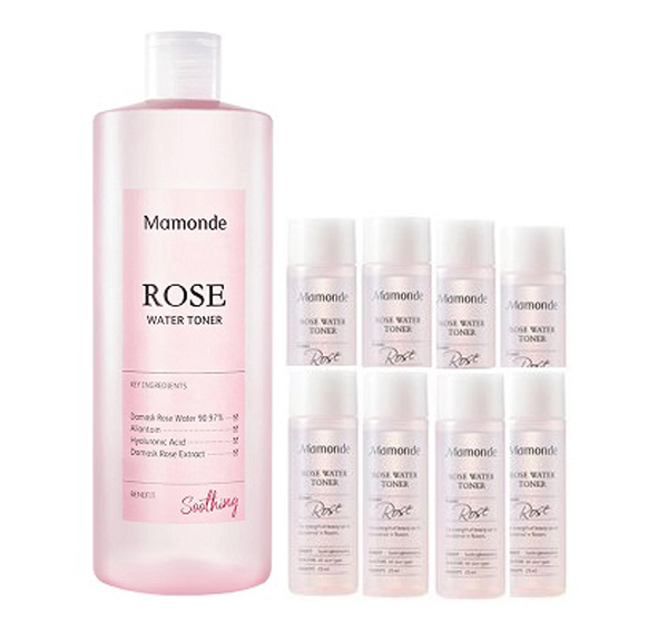 Nước Hoa Hồng Cung Cấp Độ Ẩm Mamonde Rose Water Toner 500ml + 200ml