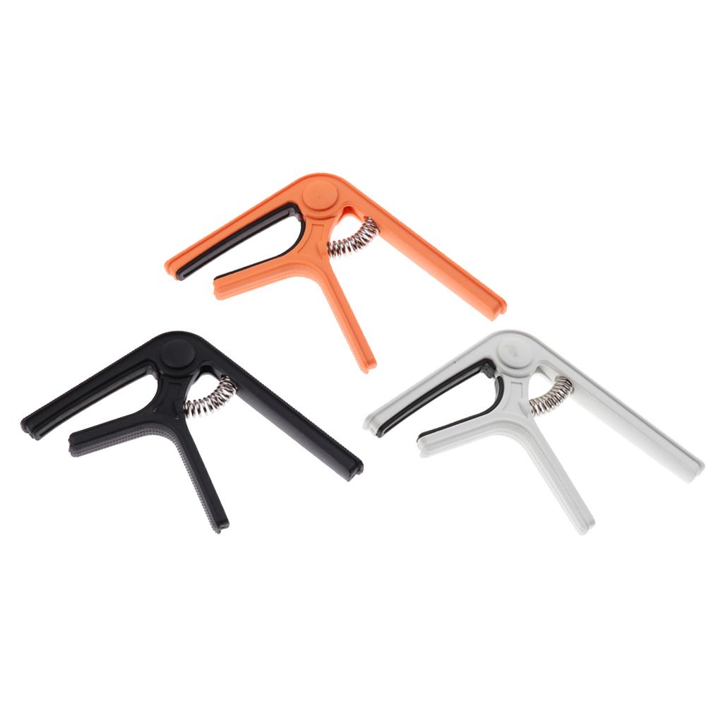 Acoustic Folk Guitar Capo Tuner Trigger Quick Change Clamp Key Clip