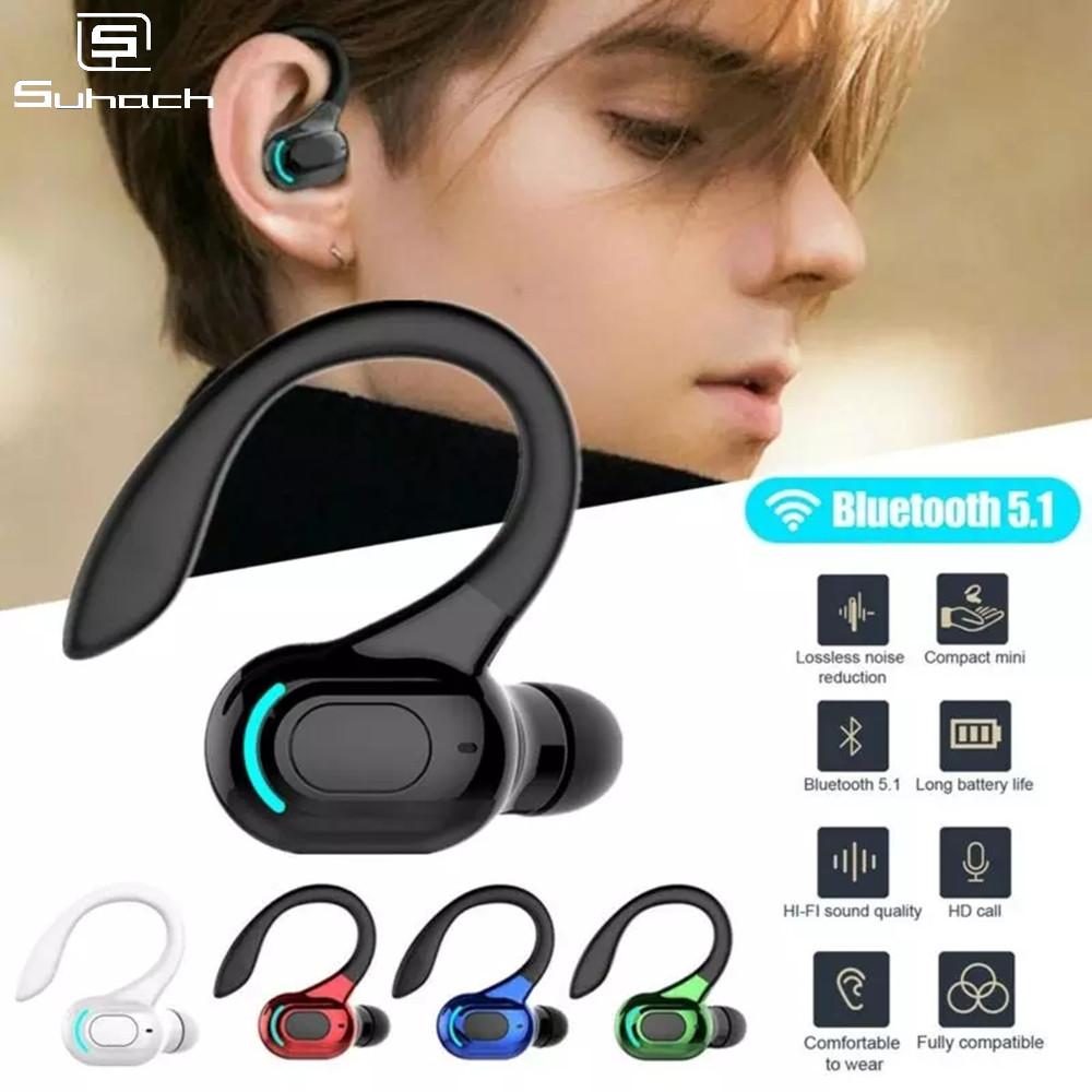 Tai Nghe Bluetooth 5.2 Chống Nước Tai Nghe Không Dây Có Mic Mini Móc Tai Nghe Nhạc HiFi Stereo Tai Nghe Nhét Tai Cho Điện Thoại