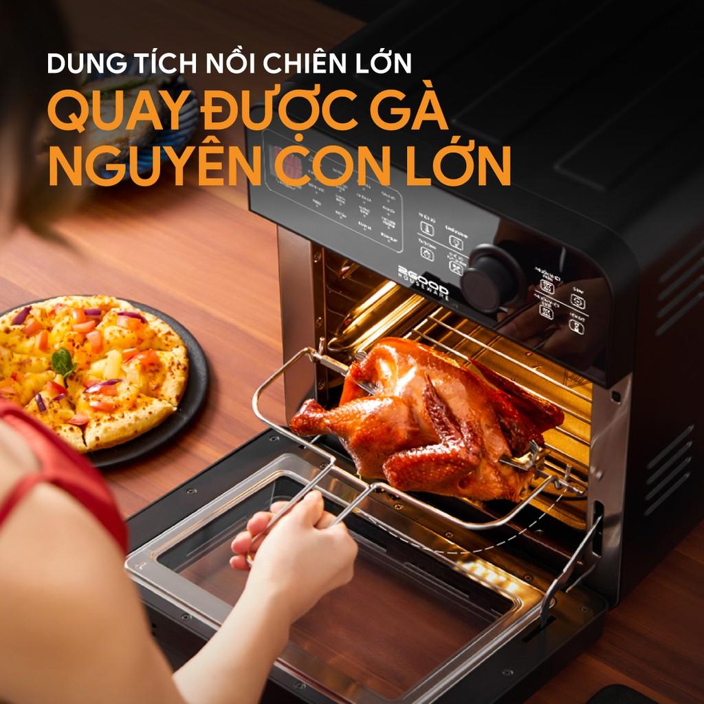 Nồi Chiên Không Dầu 2GOOD S20 Dung Tích 14,5L (Lõi Inox 304BA bóng, 16 chế độ nấu, bổ sung nguồn nhiệt dưới) - Hàng chính hãng TẶNG KÈM BÀN ỦI KHÔ PHILIPS DST0520