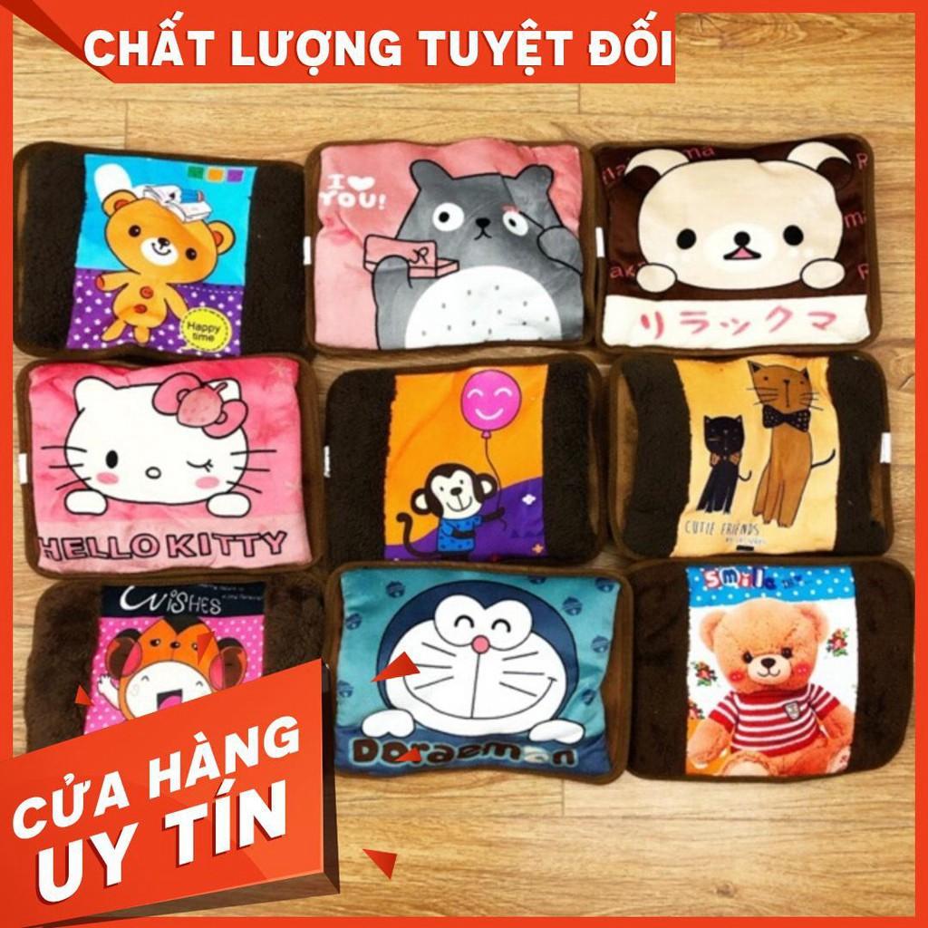 (Ảnh thật)-Túi sưởi hình doremon chườm ấm Túi Sưởi Chườm Nóng Lạnh Giữ Nhiệt hình thú dễ thương