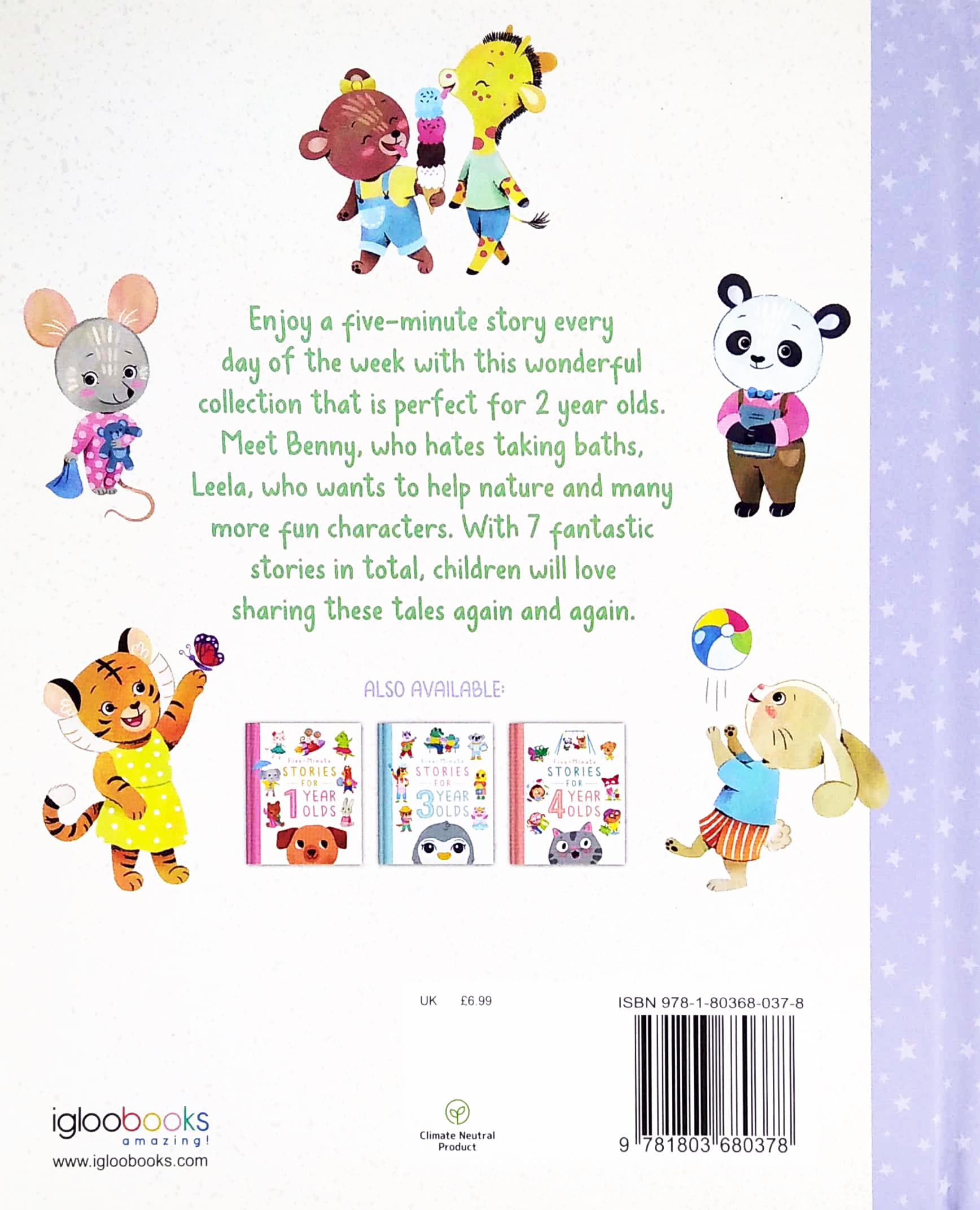 Five-Minute Stories For 2 Year Olds (Bedtime Story Collection)