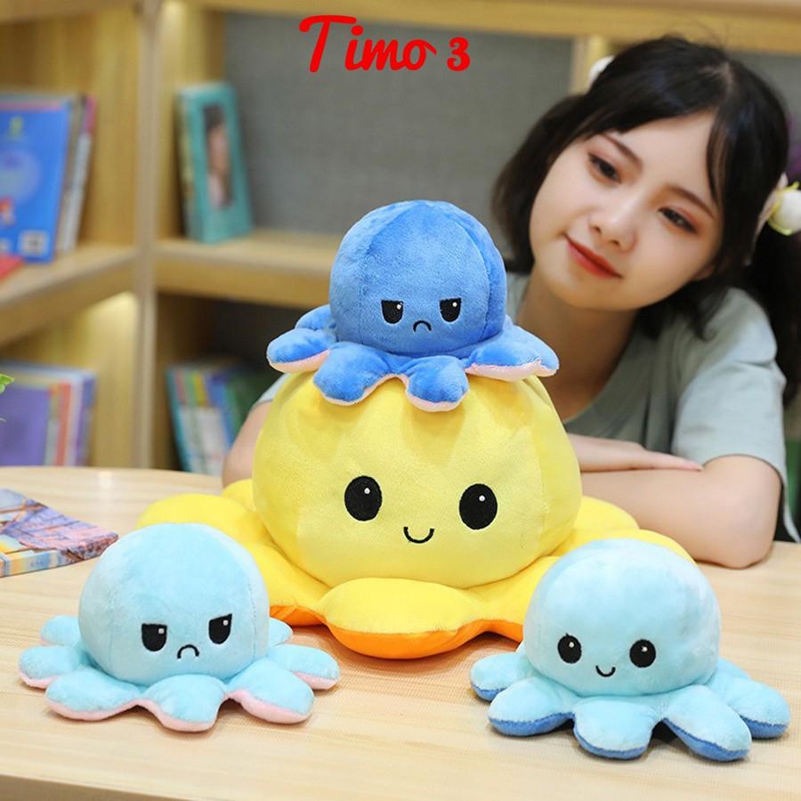 Bạch tuộc cảm xúc , gấu bông bạch tuộc 2 mặt đáng yêu kích thước 13x26cm nhiều màu sắc hot nhất tiktok hiện nay