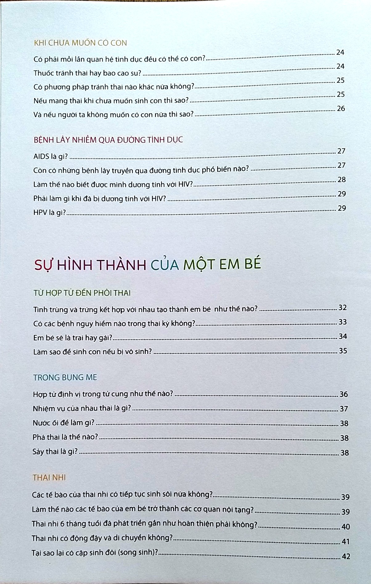 Những Bí Mật Con Muốn Biết