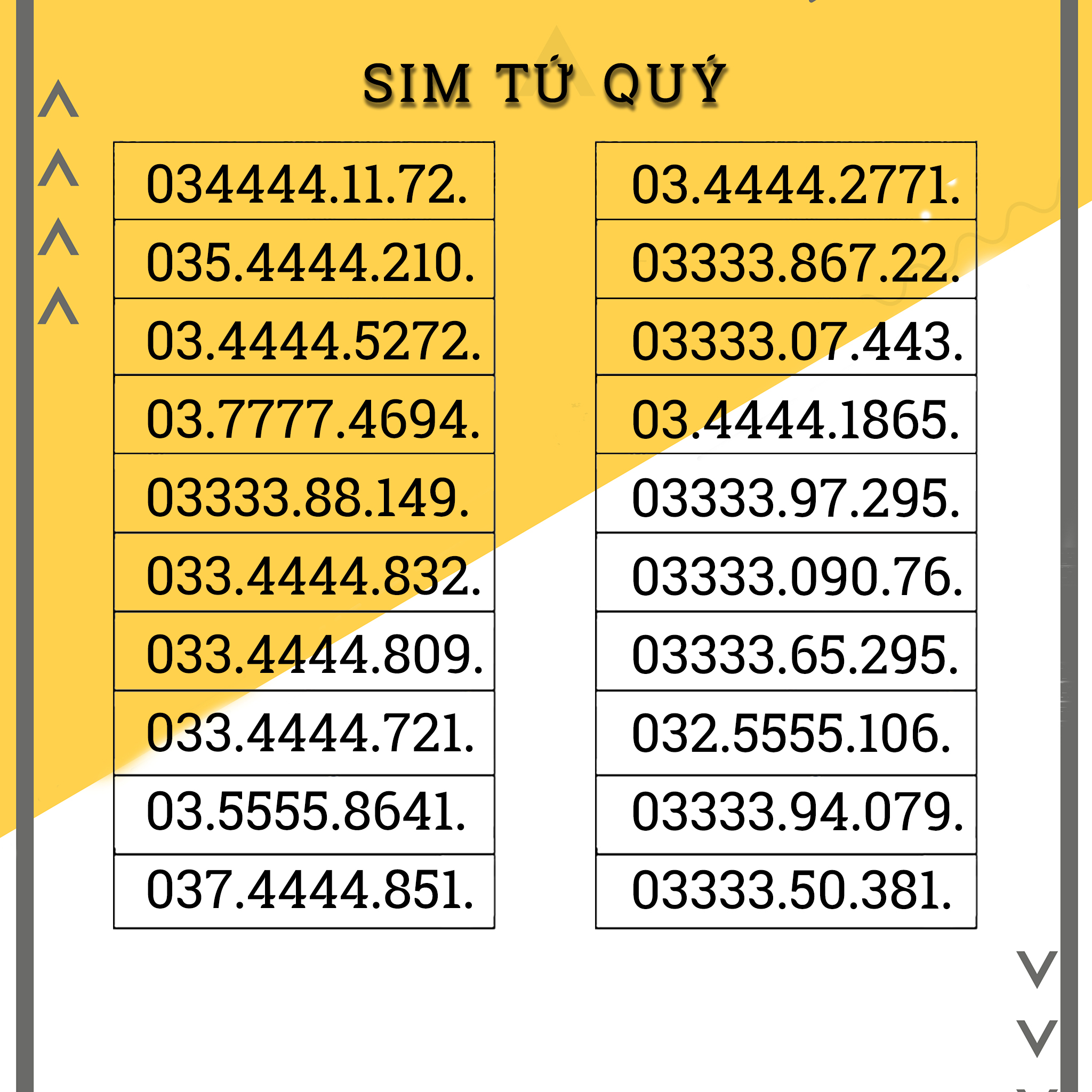 Sim Số Đẹp VIETTEL Tứ Quý Giữa - HỖ TRỢ ĐĂNG KÝ CHÍNH CHỦ - HÀNG CHÍNH HÃNG