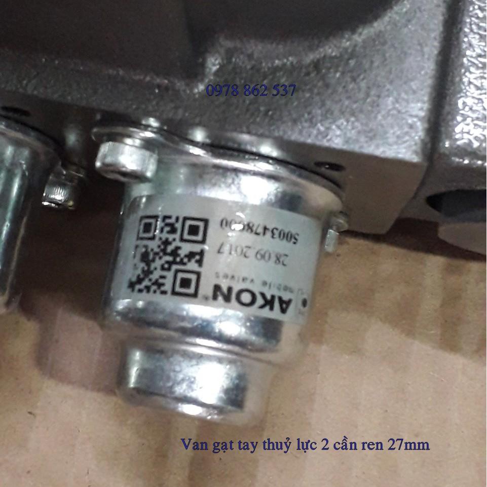Van gạt tay thủy lực  AKON 2 cần ren 27 KVM162C-R/CSC1ST1