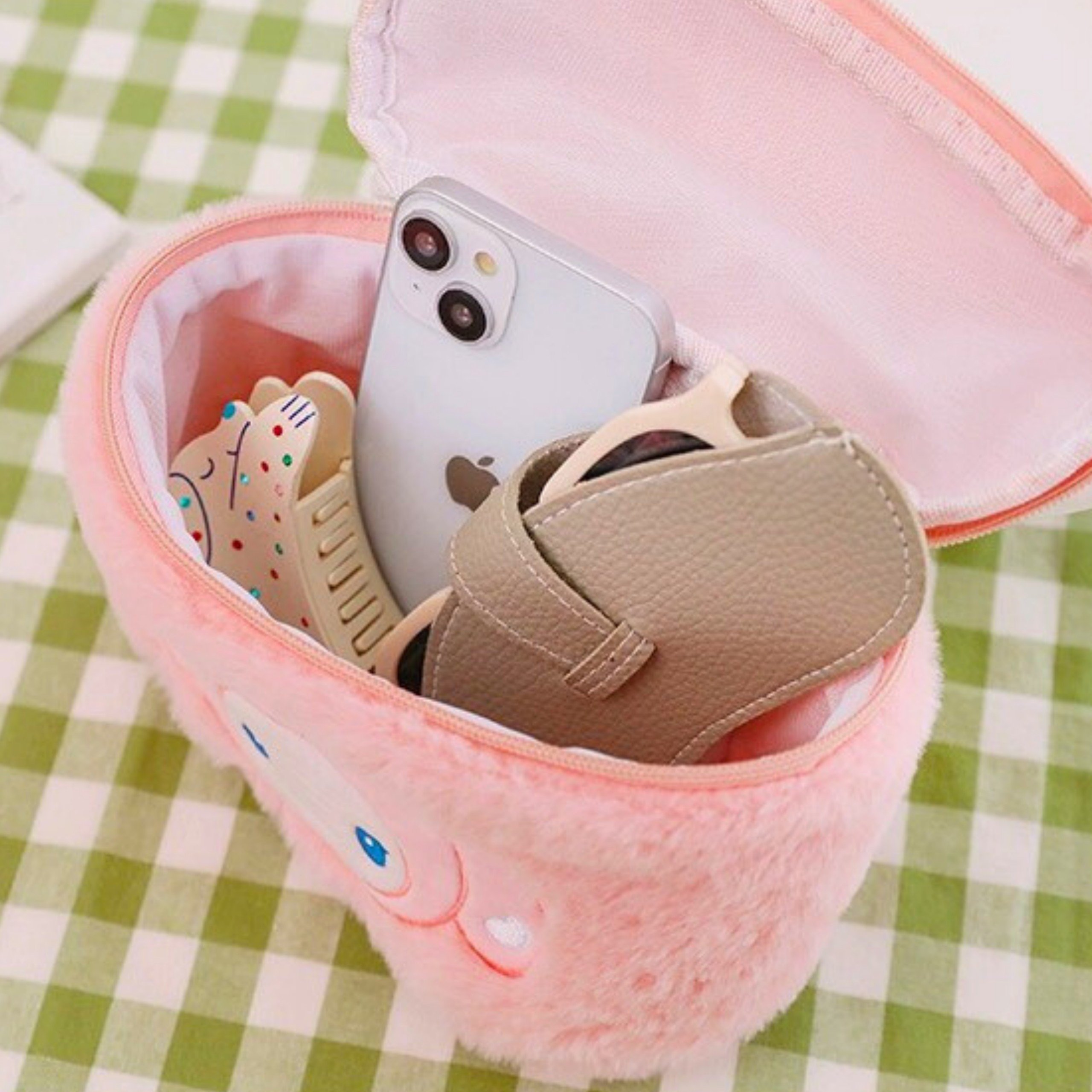 Túi đựng mỹ phẩm nhiều họa tiết hoạt hình đáng yêu Baby-S, Túi xách cho bé phong cách Hàn Quốc xinh xắn - STX044