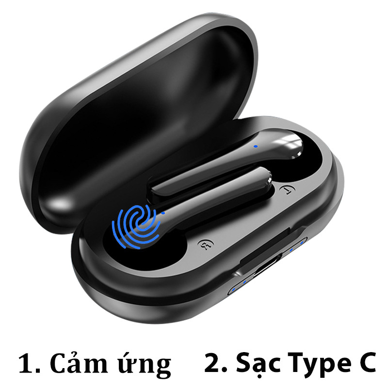 Tai Nghe Bluetooth Nhét Tai PKCB True Wireless - Hàng Chính Hãng VN/A