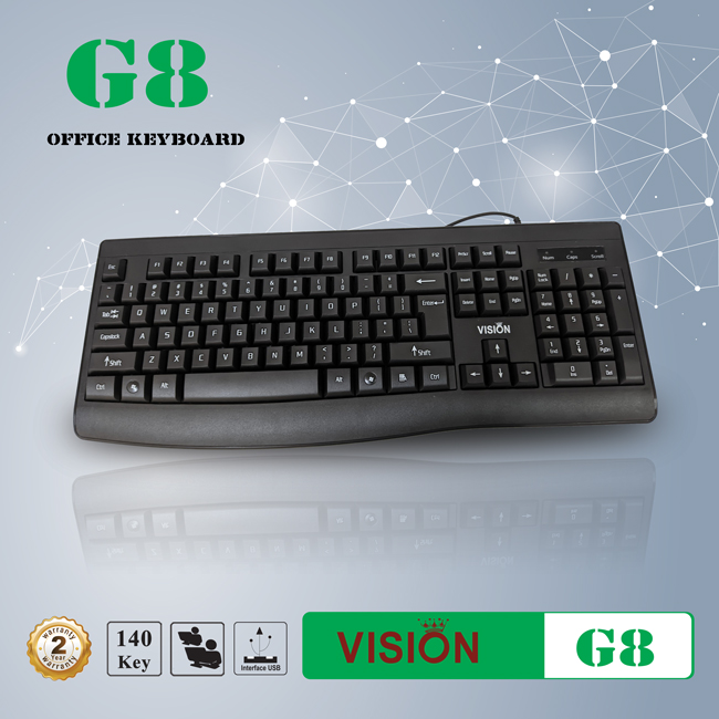 Bàn phím máy tính Vision G8 - Hàng Chính Hãng
