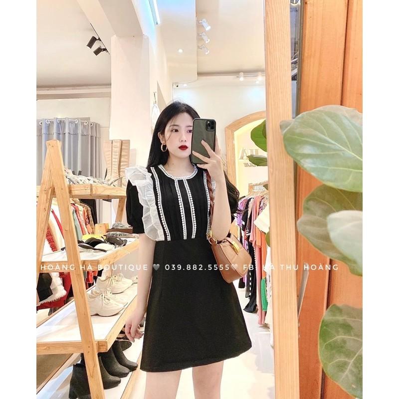 ĐẦM SUÔNG PHỐI REN VIỀN BÈO