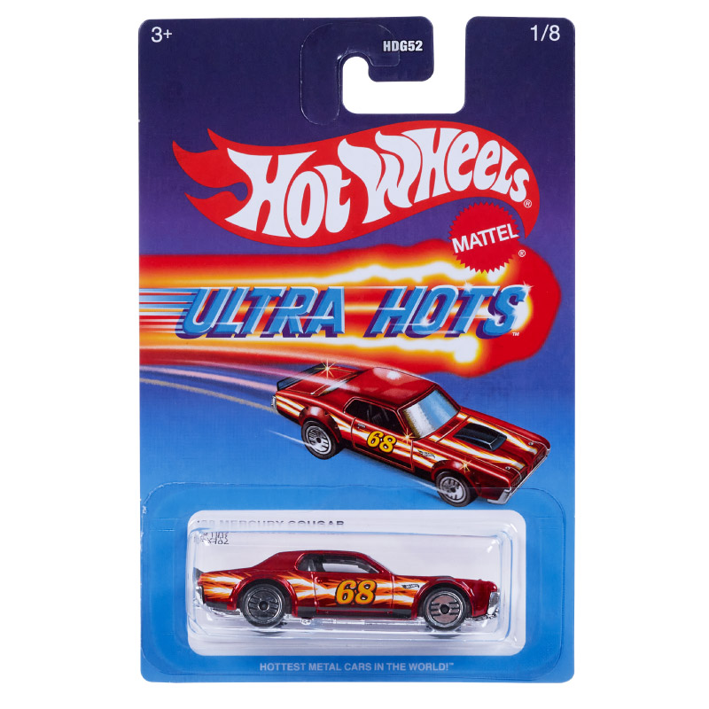 Đồ Chơi HOT WHEELS Siêu Xe  Ultra Hots - 68 Mercury Cougar HLH82/HDG52