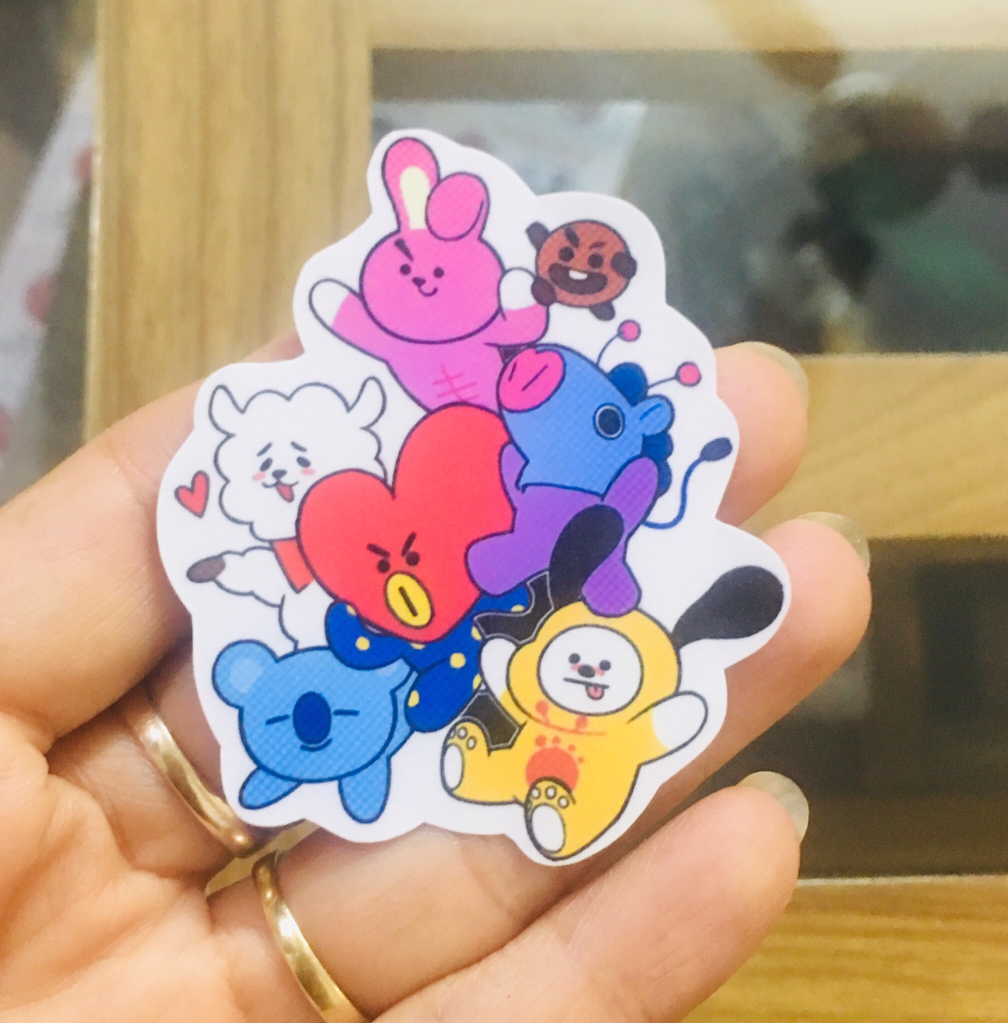 Ảnh sticker BT21 BTS set 50 ảnh nhiều mẫu khác nhau