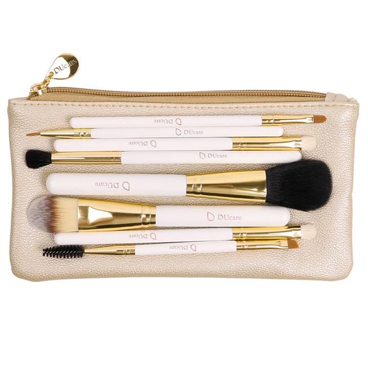 Bộ cọ trang điểm 8 cây DUcare với túi đựng Professional Makeup Brush Set 8pcs High Quality