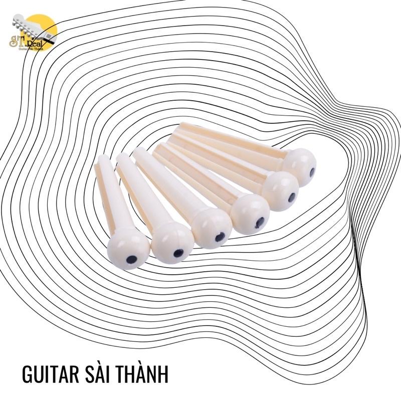 Bộ chốt ghim cố địng dây đàn guitar (6 cái)