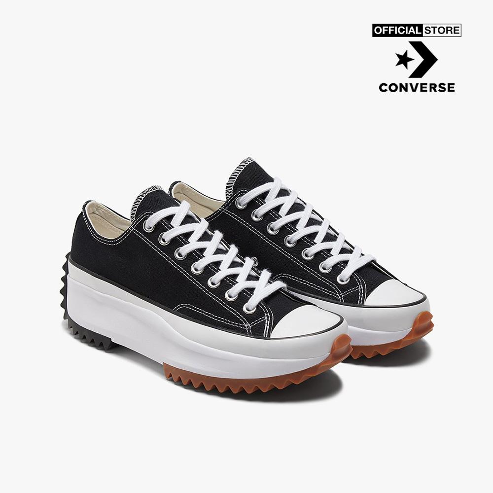 CONVERSE - Giày sneakers cổ thấp unisex Run Star Hike 168816C-0000_BLACK