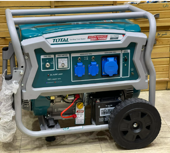 MÁY PHÁT ĐIỆN 7.5KW TOTAL TP175006 CHẠY XĂNG ( CÓ ĐỀ ĐIỆN )- HÀNG CHÍNH HÃNG