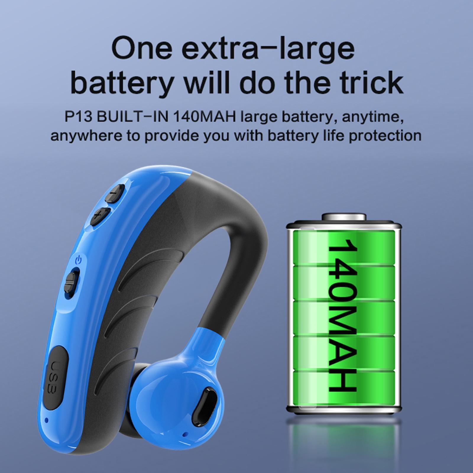 2pcs Wireless Bluetooth Earphones W/Mic for Outdoor Running Workout Gym