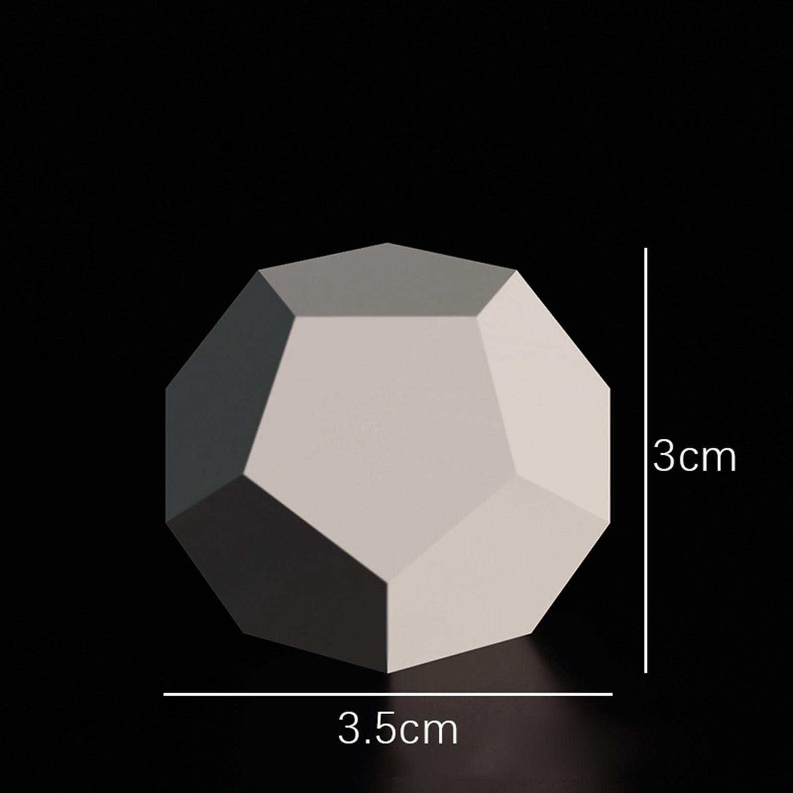 10 Count Mini Resin Sketch Geometry  Sculpture for Ornaments Art Craft