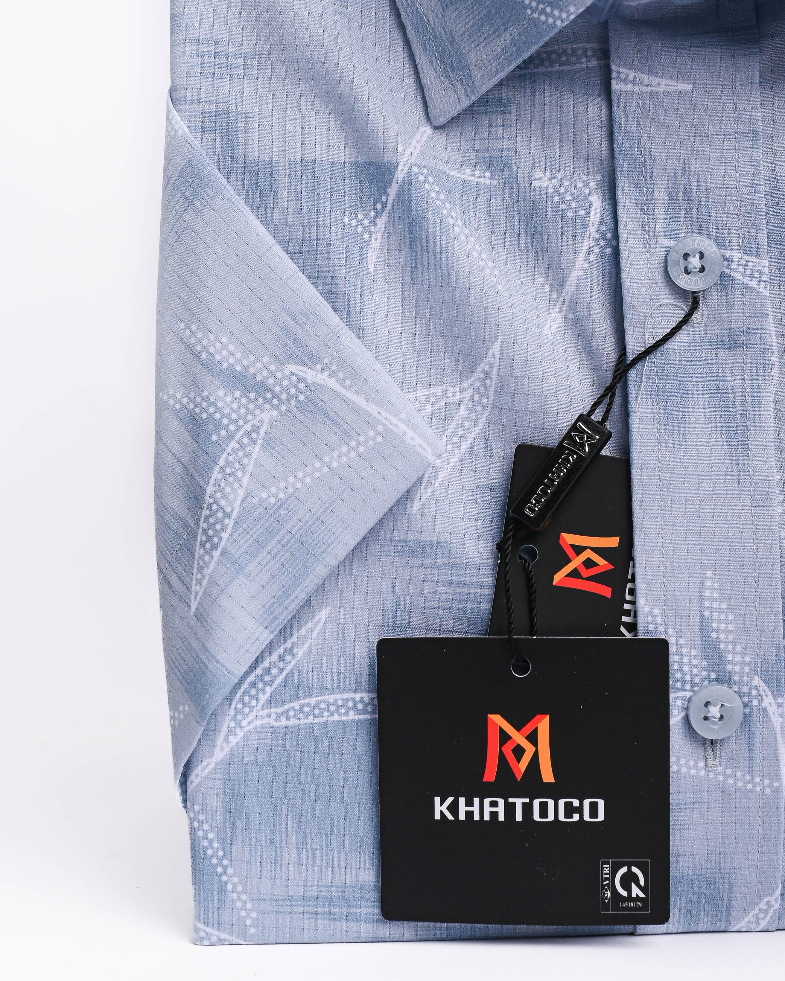 Áo sơ mi Khatoco tay ngắn