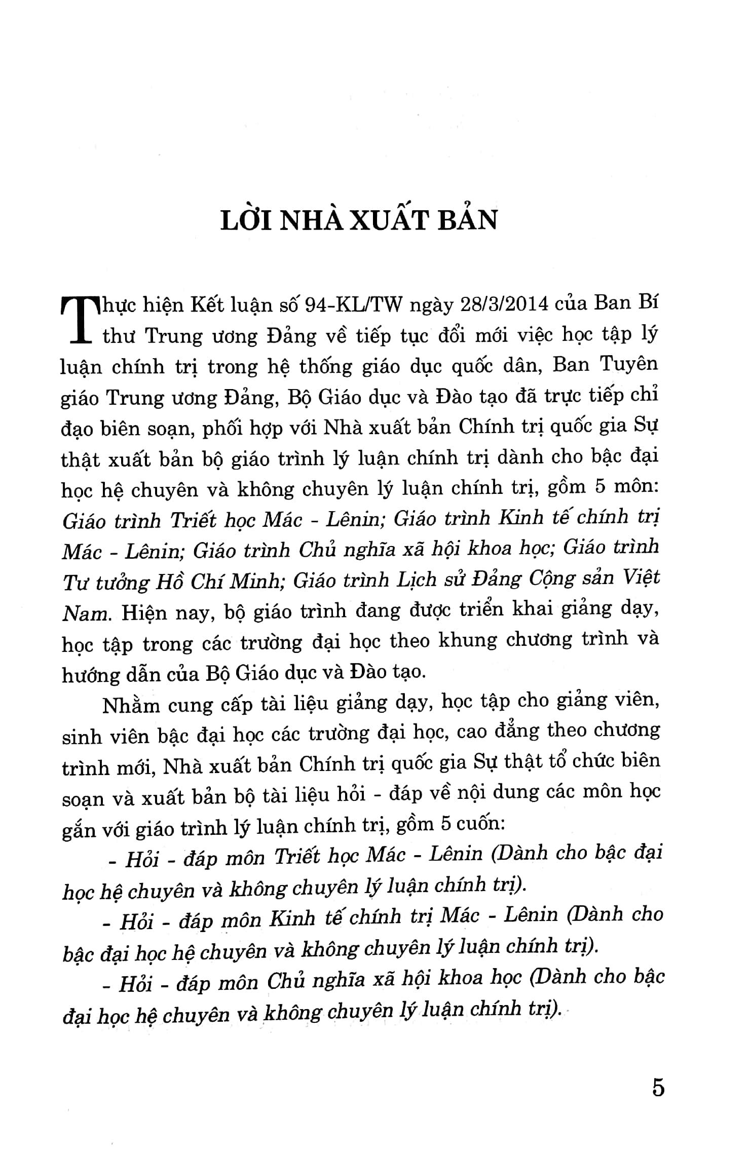 Hỏi - Đáp Môn Lịch Sử Đảng Cộng Sản Việt Nam