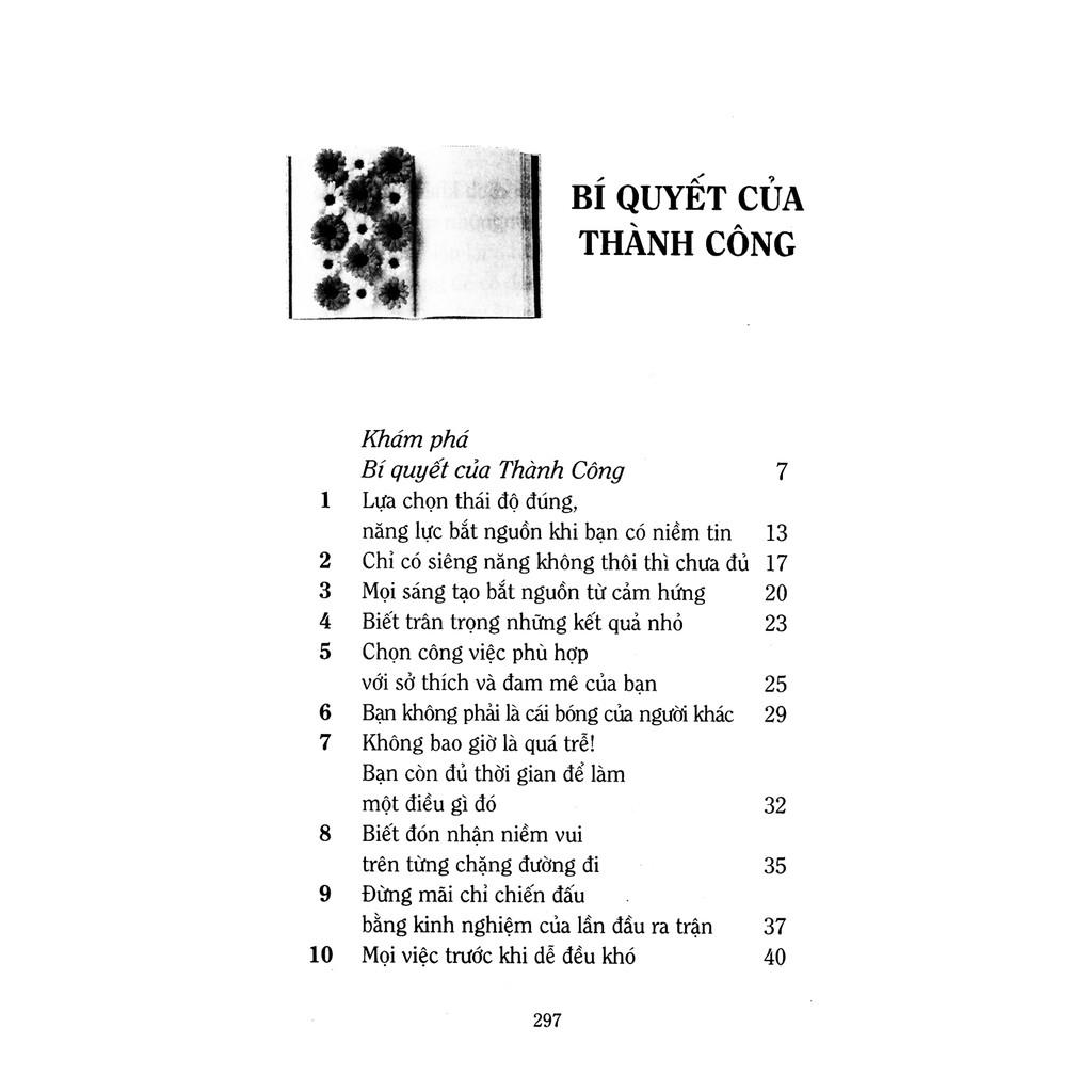 Sách - Bí Quyết Của Thành Công (Khổ Lớn) - First News - BẢN QUYỀN