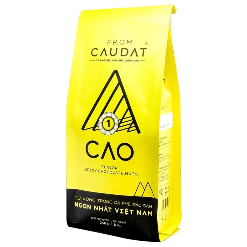 CÀ PHÊ HẠT CAO CẤP CAO1 BLEND ARABICA - ROBUSTA, gu nồng nàn tinh tế, phù hợp pha phin/máy/coldbrew