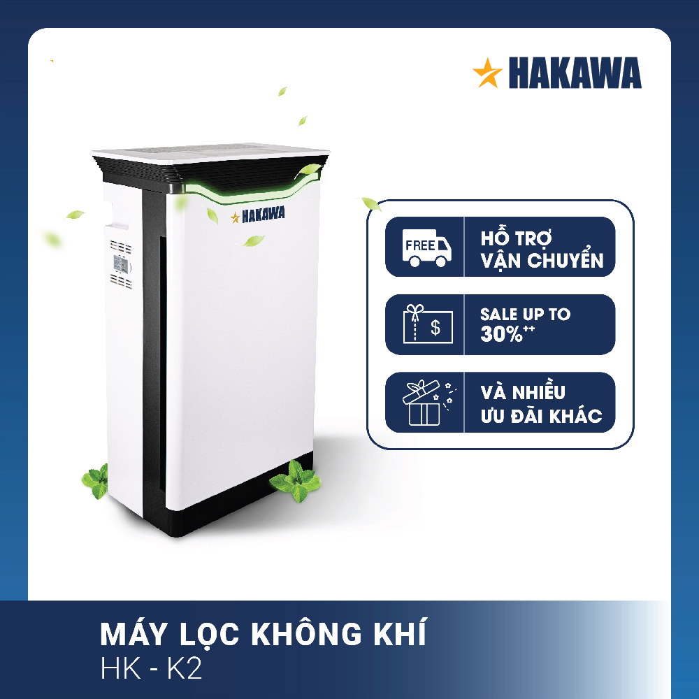 MÁY LỌC KHÔNG KHÍ CAO CẤP HAKAWA HK-K2 - HÀNG CHÍNH HÃNG