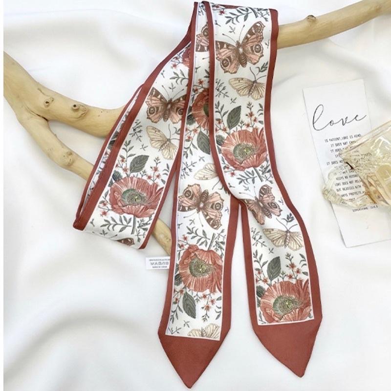 Khăn đa năng quấn túi xách, thắt nơ cổ dễ thương size 6x120cm