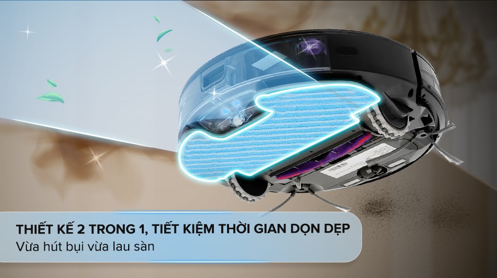 Robot hút bụi lau nhà Samsung VR05R5050WK/SV - Hàng chính hãng