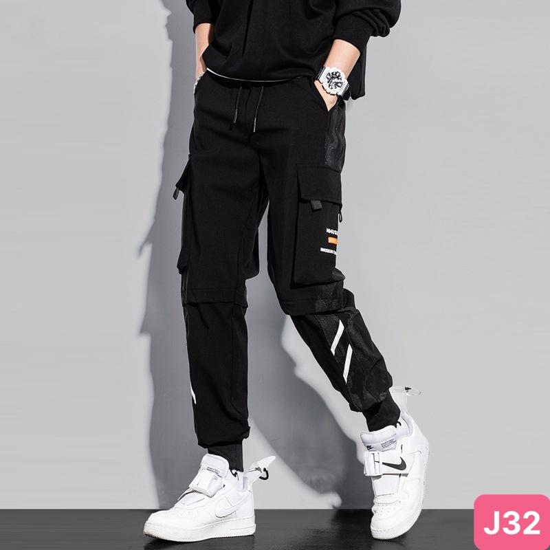 Quần jogger nam túi hộp bo chân màu đen không rách chất kaki cao cấp co dãn 4 chiều baggy thể thao nam havado11 mới