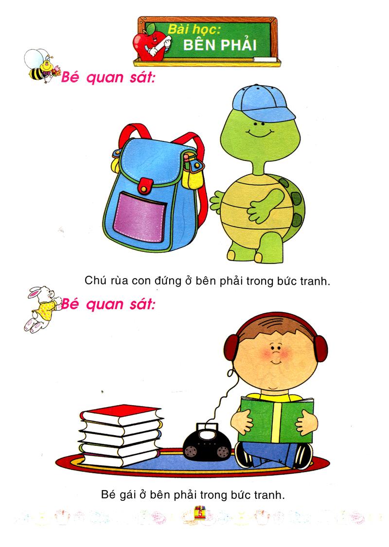 Sách Bé Làm Quen Với Môn Toán - Xác Định Vị Trí