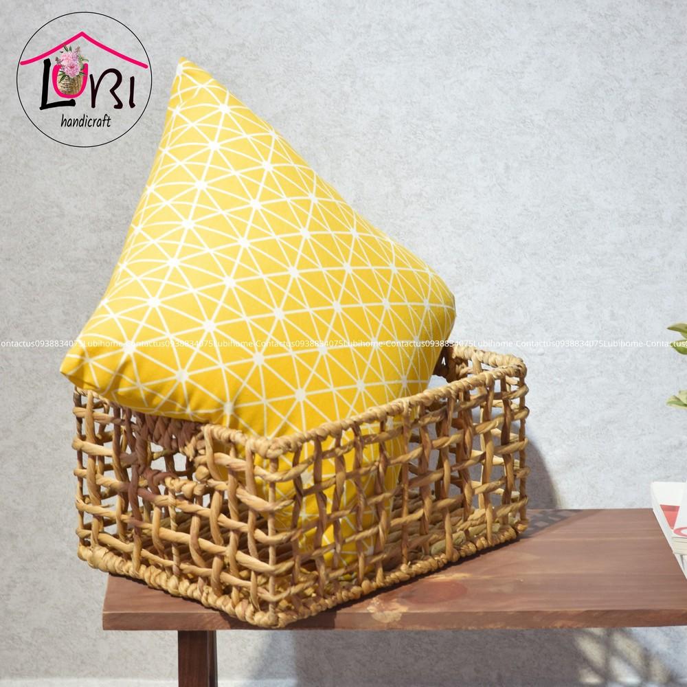 - Sọt lục bình đựng đồ hình chữ nhật nhiều kiểu đan