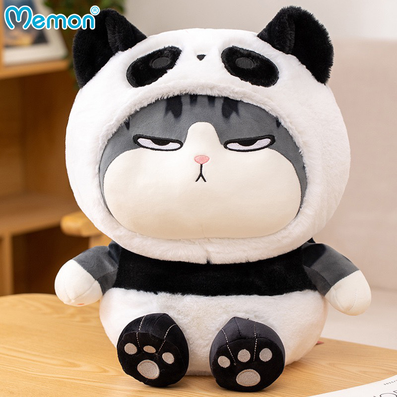 Gấu Bông Mèo Hoàng Thượng Cosplay Thú Cao Cấp Memon, Mèo Bông Cosplay Cute